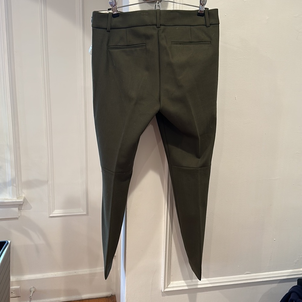 NWT jcrew dark green Minnie pants - Picture 2 of 3
